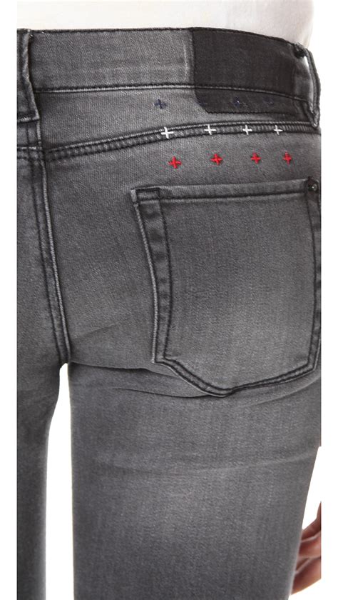 ksubi skinny pins jeans in gray lyst