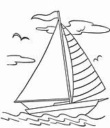 Coloring Boat Sail Pages Book Kids Choose Board sketch template