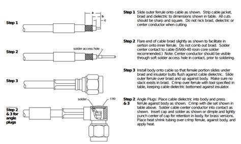 coaxial cable sma connector sizes amateur radio stack exchange