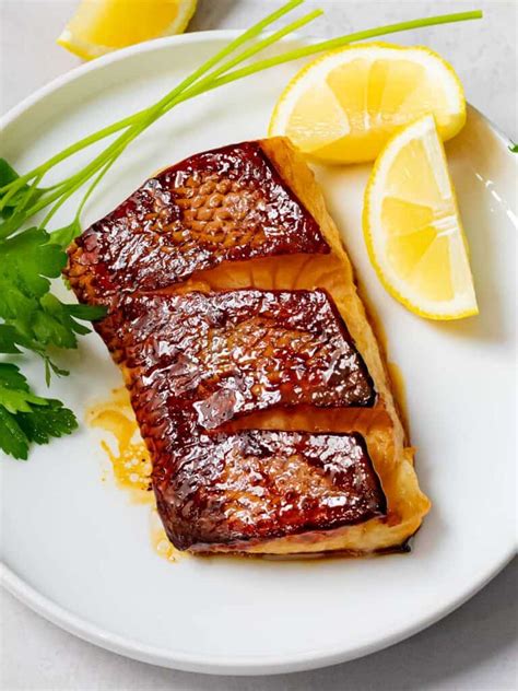Pan Seared Chilean Sea Bass With Asian Marinade Drive Me Hungry