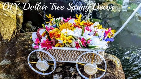 diy dollar tree outdoor porch decor farmhouse floral