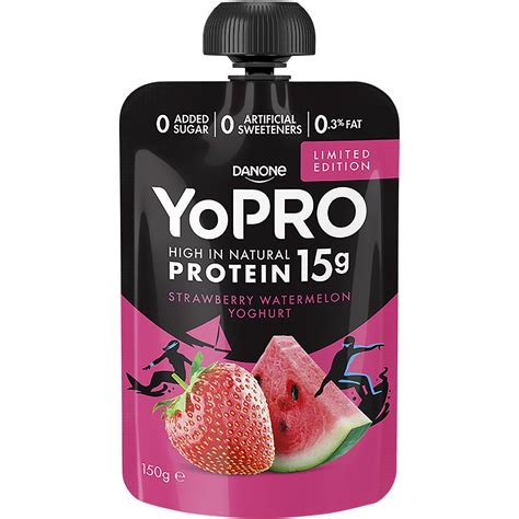 danone yopro protein  limited edition yoghurt  woolworths