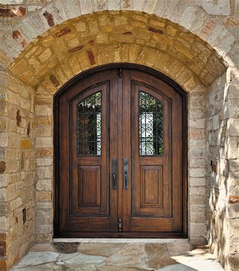 arched double front doors  cantik