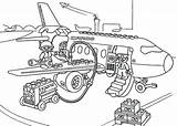 Lego Coloring Pages Airport Airplane Duplo Aircraft Getcolorings Getdrawings Carrier Colorings Printable sketch template