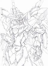 Gundam Wing sketch template