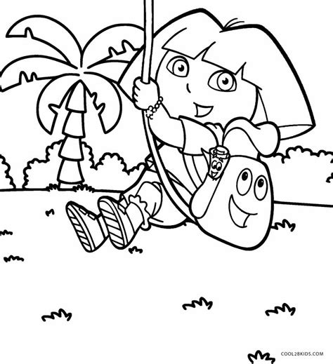 printable dora coloring pages  kids coolbkids