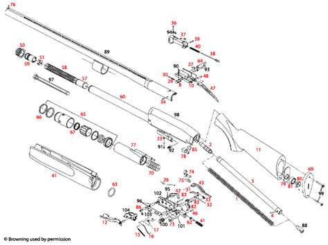 browning gold   ga schematic brownells uk
