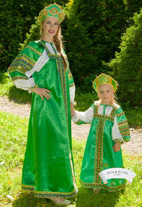 Russian Traditional Slavic Silk Dress Vasilisa For Woman Silk Etsy
