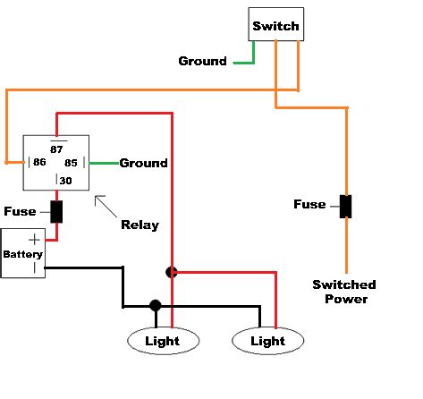 pin unbranded fog light switch wiring diagram