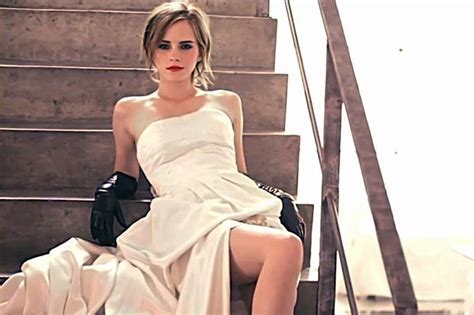 Emma Grown Up Now Watson S Sexy Poses For Lancome Black