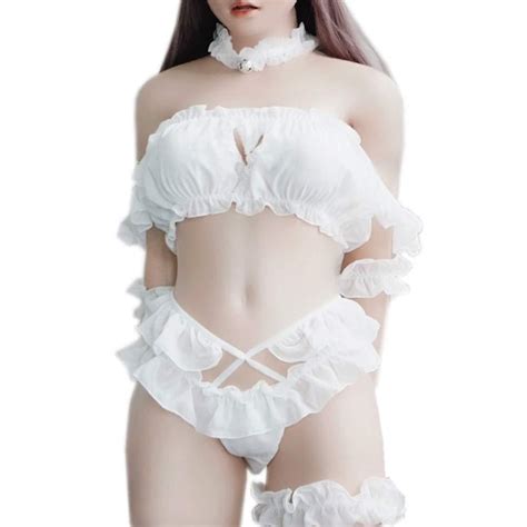 2019 Sexy Anime Cute Cat Cosplay Costume Womens Sexy Open