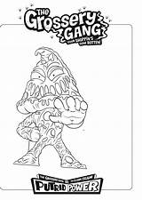 Gang Coloring Pages Grossery Educativeprintable Print Printable Educative Grocery Sheets Kids sketch template