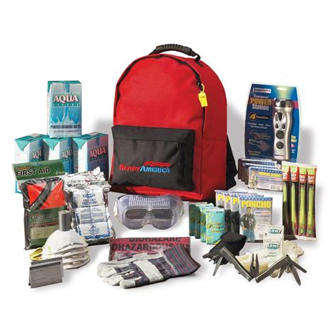 ready america  deluxe emergency kit  person backpack emergency kit amazoncom