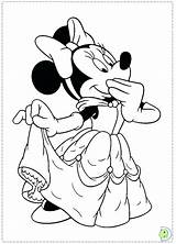Daisy Minnie Mouse Pages Coloring Getcolorings sketch template