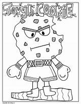 Idioms Coloring Writing Pages Tough Cookie Classroomdoodles sketch template