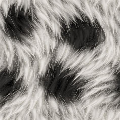 long soft black  white fur texture wwwmyfreetexturescom