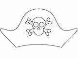 Template Pirate Hat Coloring Printable Pages Clipart Clip Kids Hats Templates Cliparts Sketch Pirates Drawing Clker Crafts Chapeau Pixabay Ausmalbild sketch template