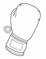 Boxing Drawing Gloves Coloring Glove Pages Printable Color Illustrations Getcolorings Clipart Clip Getdrawings Ring sketch template