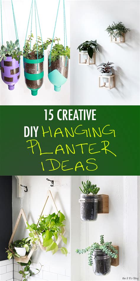 creative diy hanging planter ideas  indoors  outdoors happy