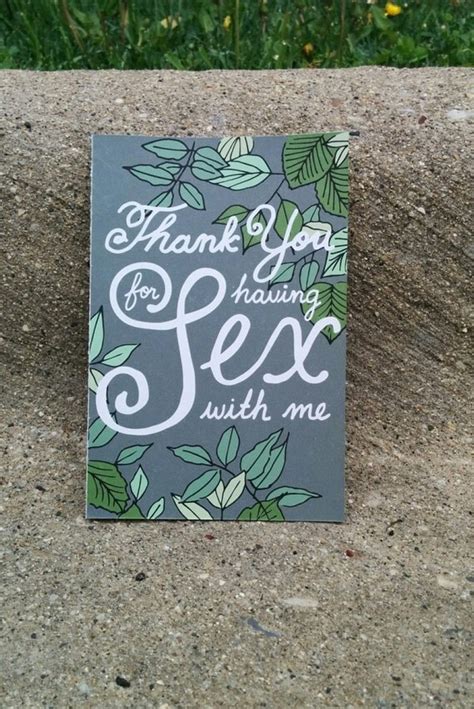 thank you for the sex card