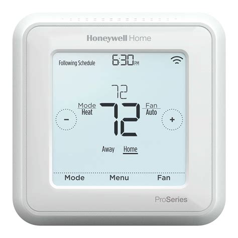 thermostat programmable  pro honeywell mural pour chauffage sans fil