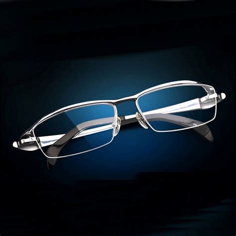 eyewear frames mincl pure titanium half rimless business glasses frame