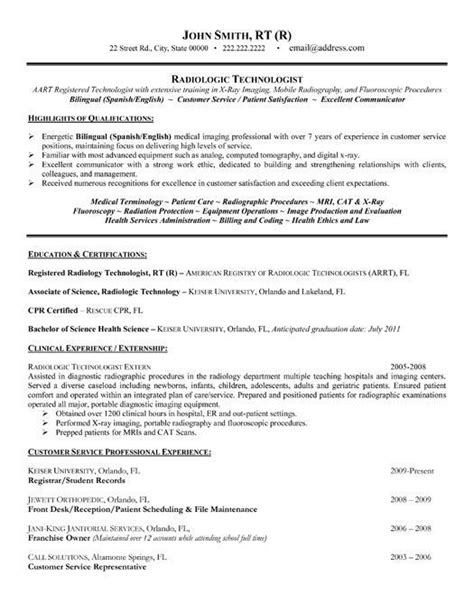 click here to download this radiologic technologist resume template