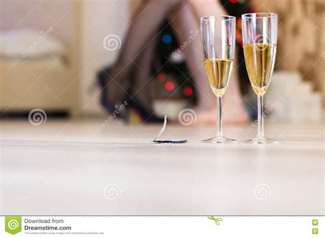 Sex After A Christmas Party Quick Sex Concept Stock Image Image Of