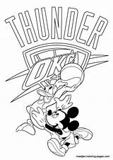 Okc Thunder Coloring Logo Pages Oklahoma City Warriors Golden Getdrawings Drawing Getcolorings State Colorings Pag sketch template