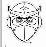 Colorier Masque Ninjago Maske Choisir Masken sketch template