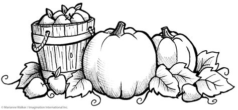 october coloring pages    print