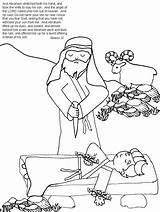 Isaac Abraham Coloring Pages Bible Son Story Printable Sarah Sacrifice Joseph Offering Clipart Para Activities Well Print Newton Sunday School sketch template