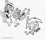 Fairly Coloring Pages Cartoon Oddparents Color Parents Odd Sheets Printable Character Kids Book Fantagenitori Colorare Da Sheet Found sketch template