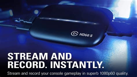 elgato game capture card hd60 s stream and record in