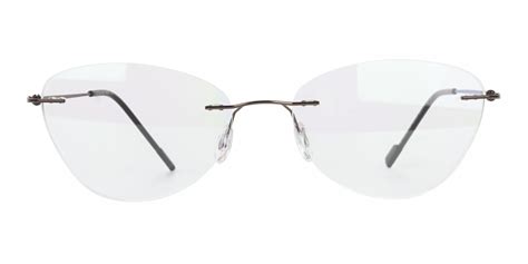 rimless cat eye glasses brown islington 1 specscart®