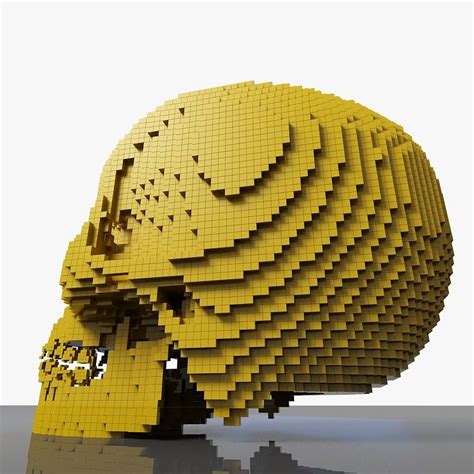 dsmax pixel human skull minecraft designs cool minecraft houses