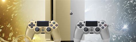 Sony Announced Ps4 Limited Edition Gold And Silver Consoles Wholesgame
