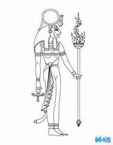 Egyptian Egypt Sekhmet Mythology Goddesses Isis Symbols Osiris sketch template