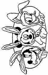 Easter Pages Disney Coloring Mickey Labels sketch template