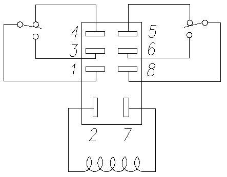 relay wiring diagram  pole