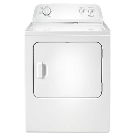 whirlpool  cu ft electric dryer white  lowescom