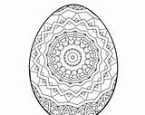 Easter Mandala Coloring Pages Egg Color Eggs Etsy Getcolorings Printable Getdrawings Print sketch template