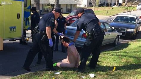 Texas Man High On Drugs Naked On Lawn After Being Arrested For Eating