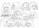 Stocking Panty Garterbelt Sheet Character Anime References Anarchy Reference Chart Drawings Expression Style Draw Concept Drawing Zerochan Modeling Gesture Really sketch template
