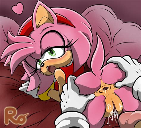 rule 34 5 fingers amy rose anthro anus ass ass grab bed