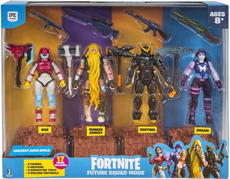 hq  fortnite toys squad pack fortnite squad mode core figure  figure pack future