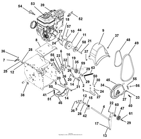 ariens    compact   parts diagram  engine  belt drive