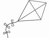 Kite Printable Coloring Pages sketch template