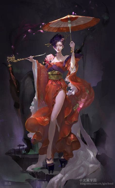 光翼学园 新浪博客 characters female robe fantasy character design concept art characters