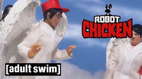 an atheist goes to heaven robot chicken adult swim youtube